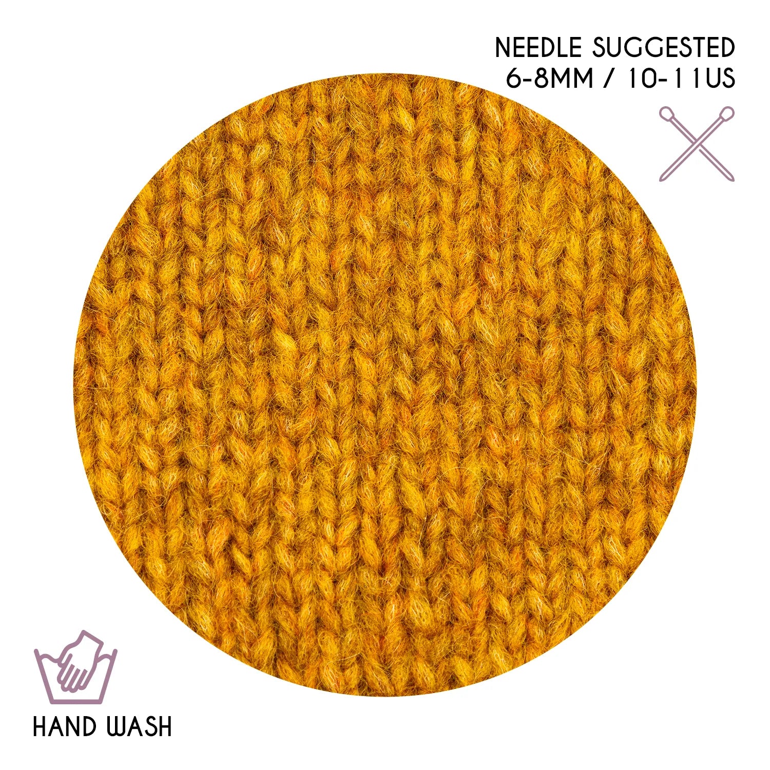 Baby Alpaca Super Air Bulky Yarn — Melange Yellow | ALPALOVE®