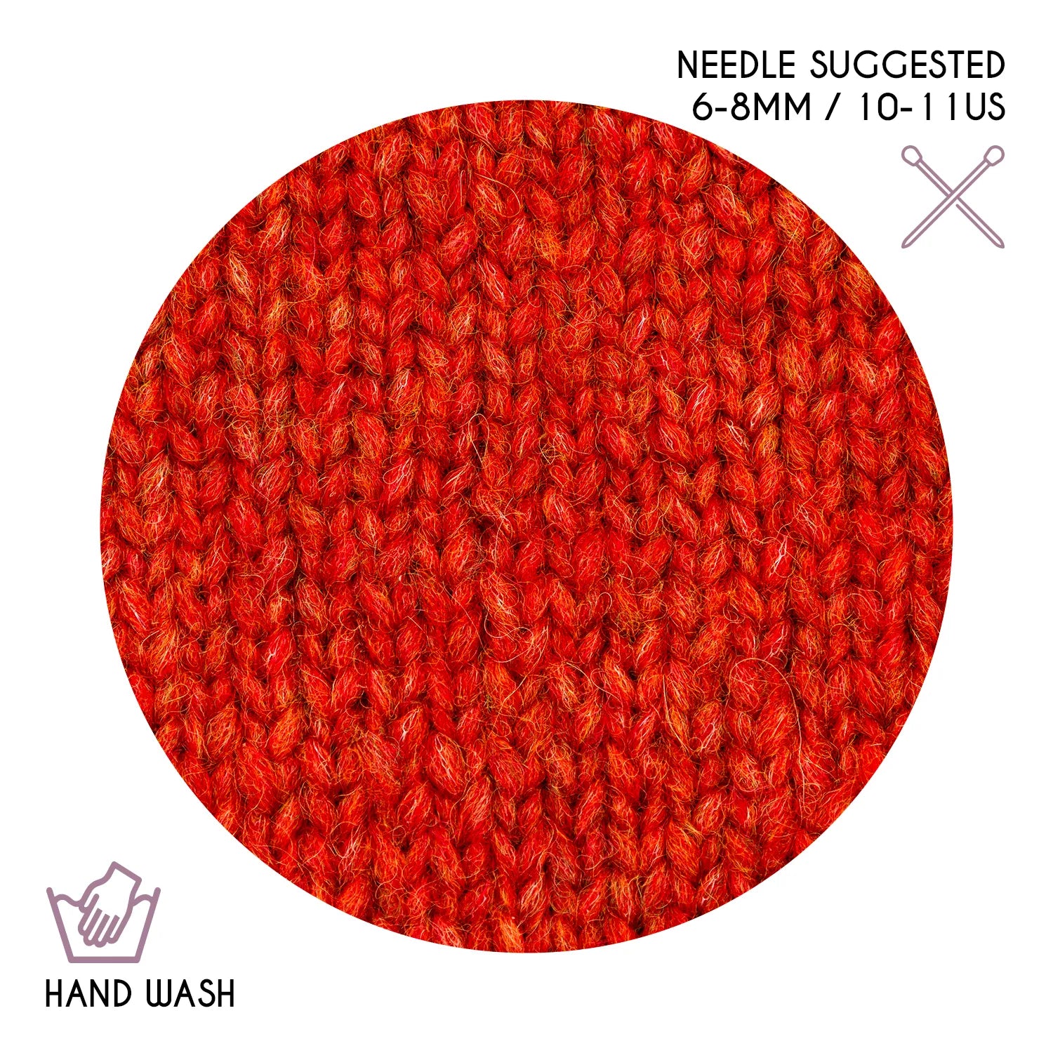 SUPER AIR BULKY Six-Pack Alpaca Yarn Orange