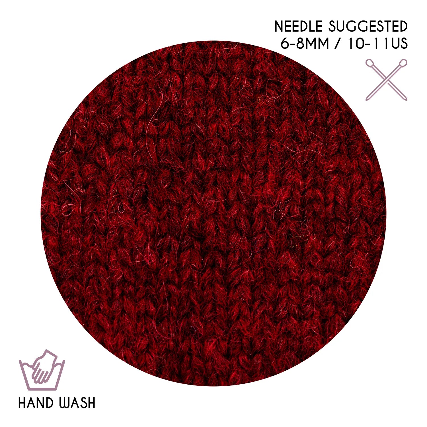 Baby Alpaca Super Air Bulky Yarn — Red Wine | ALPALOVE®