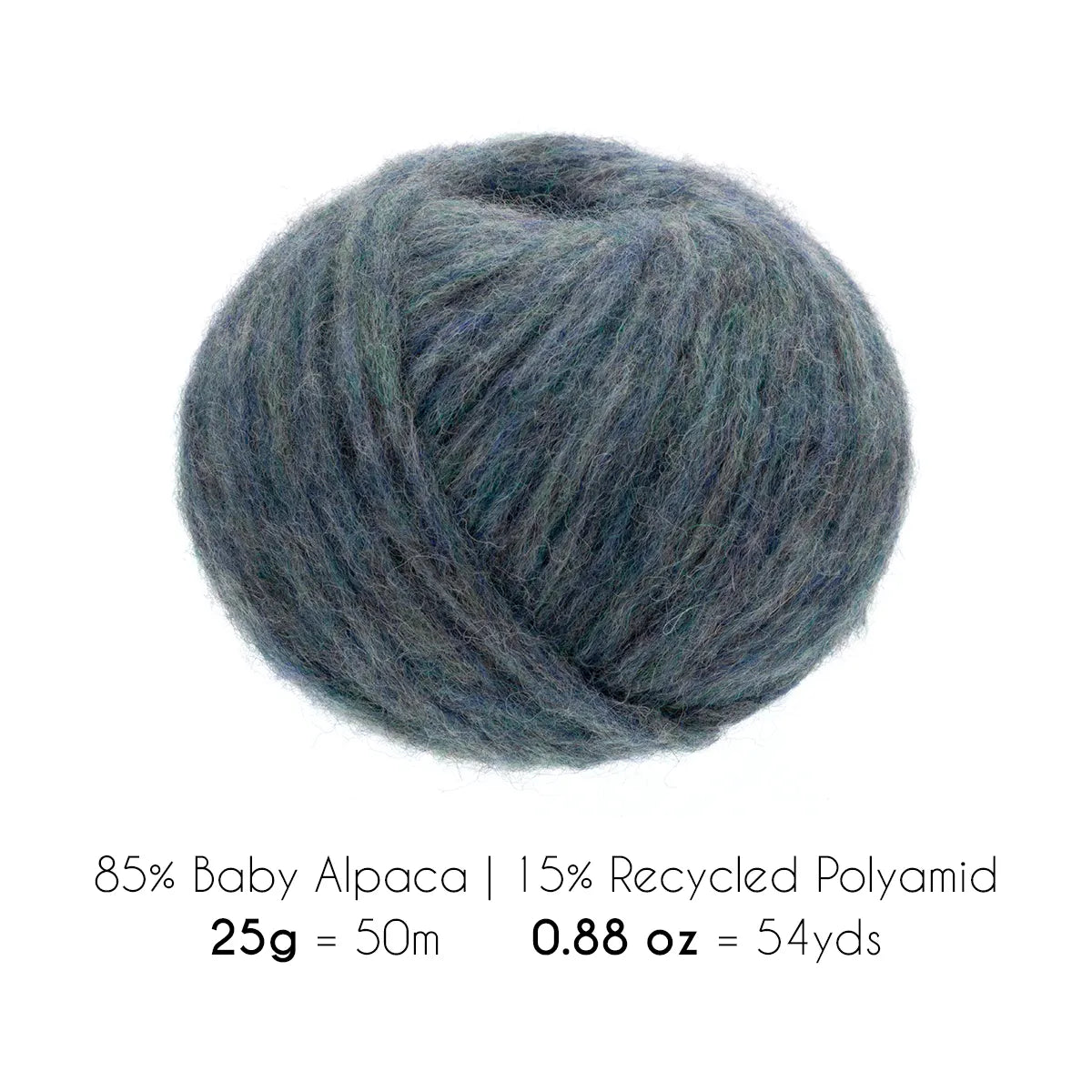 Baby Alpaca Super Air Bulky Yarn — Grey Green | ALPALOVE®