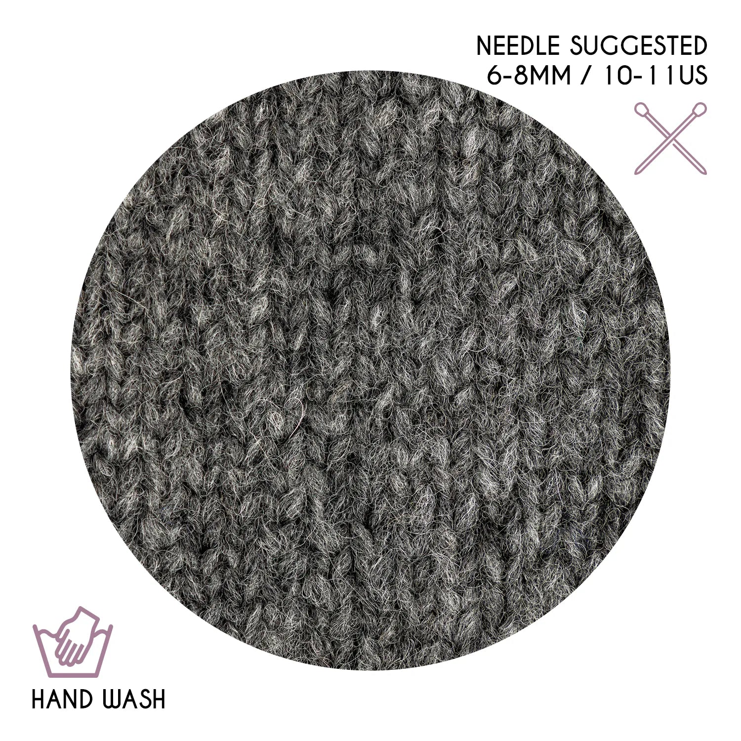 Baby Alpaca Super Air Bulky Yarn — Dark Gray | ALPALOVE®