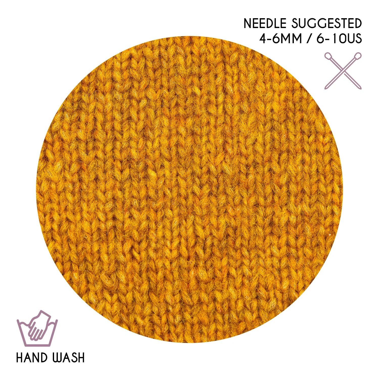 SUPER AIR WORSTED Six-Pack Alpaca Yarn Melange Yellow