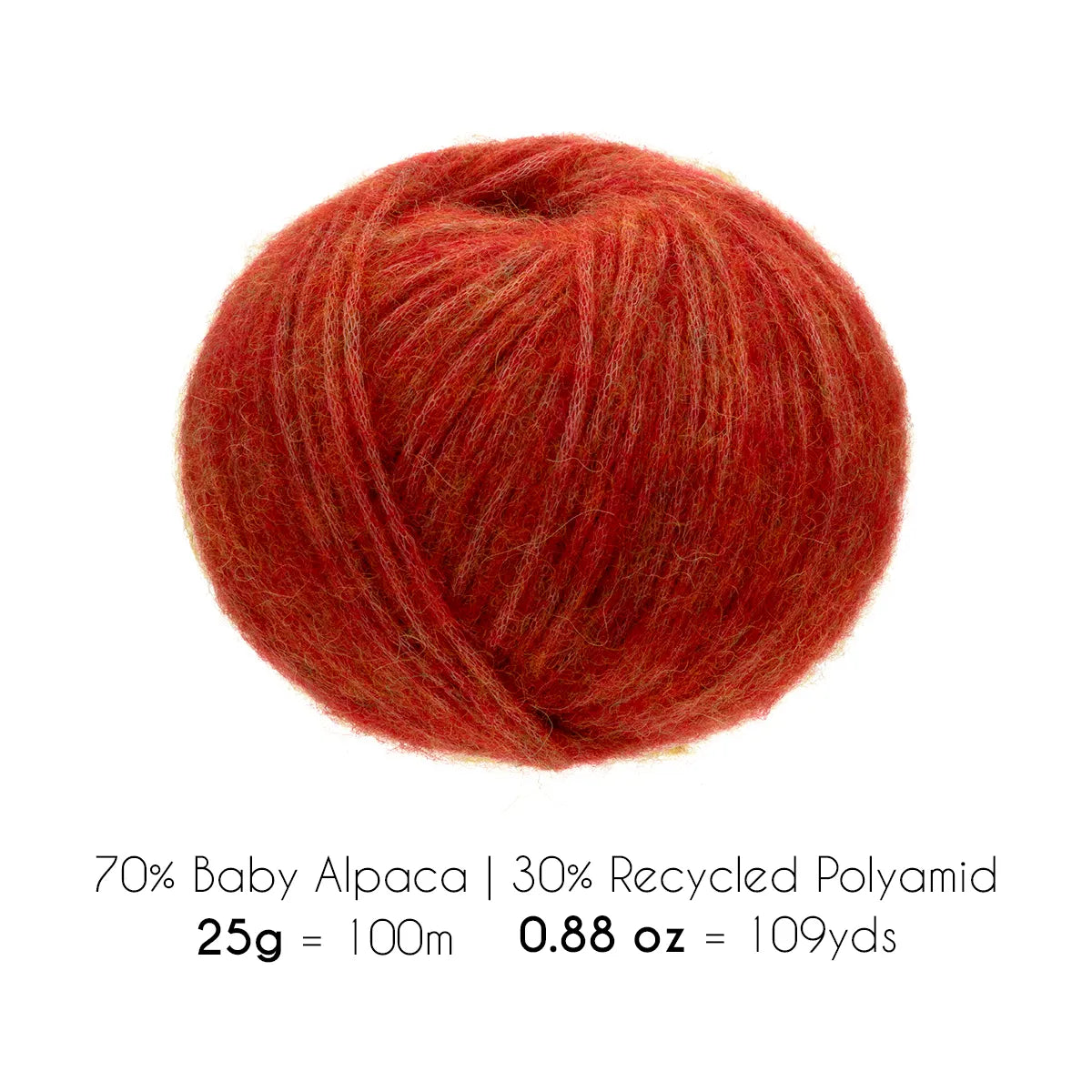 SUPER AIR WORSTED Six-Pack Alpaca Yarn Orange