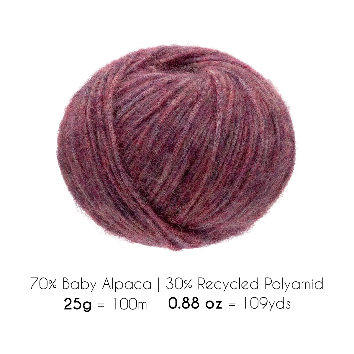 Baby Alpaca Super Air Worsted Yarn — Lila | ALPALOVE®