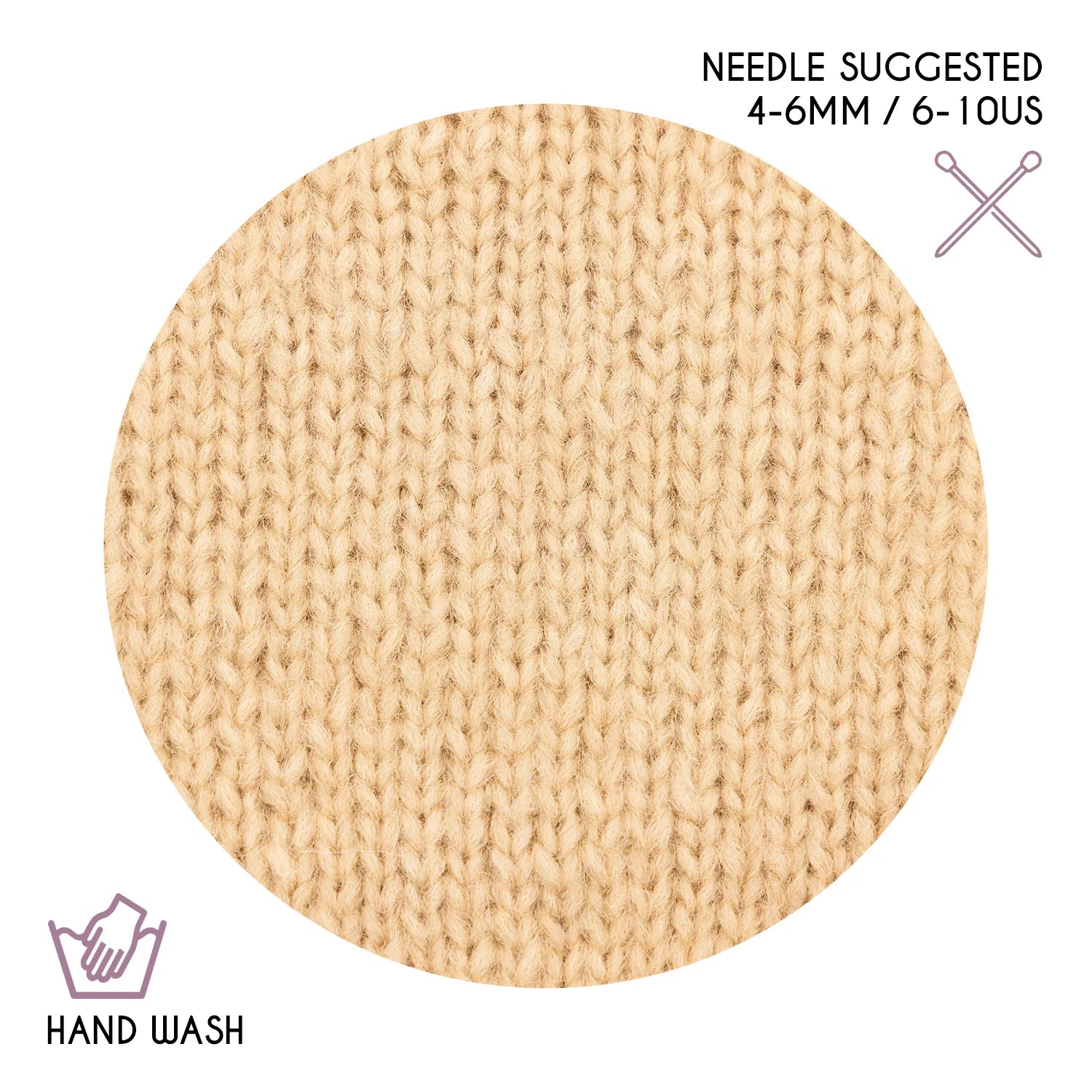 SUPER AIR WORSTED Six-Pack Alpaca Yarn Beige