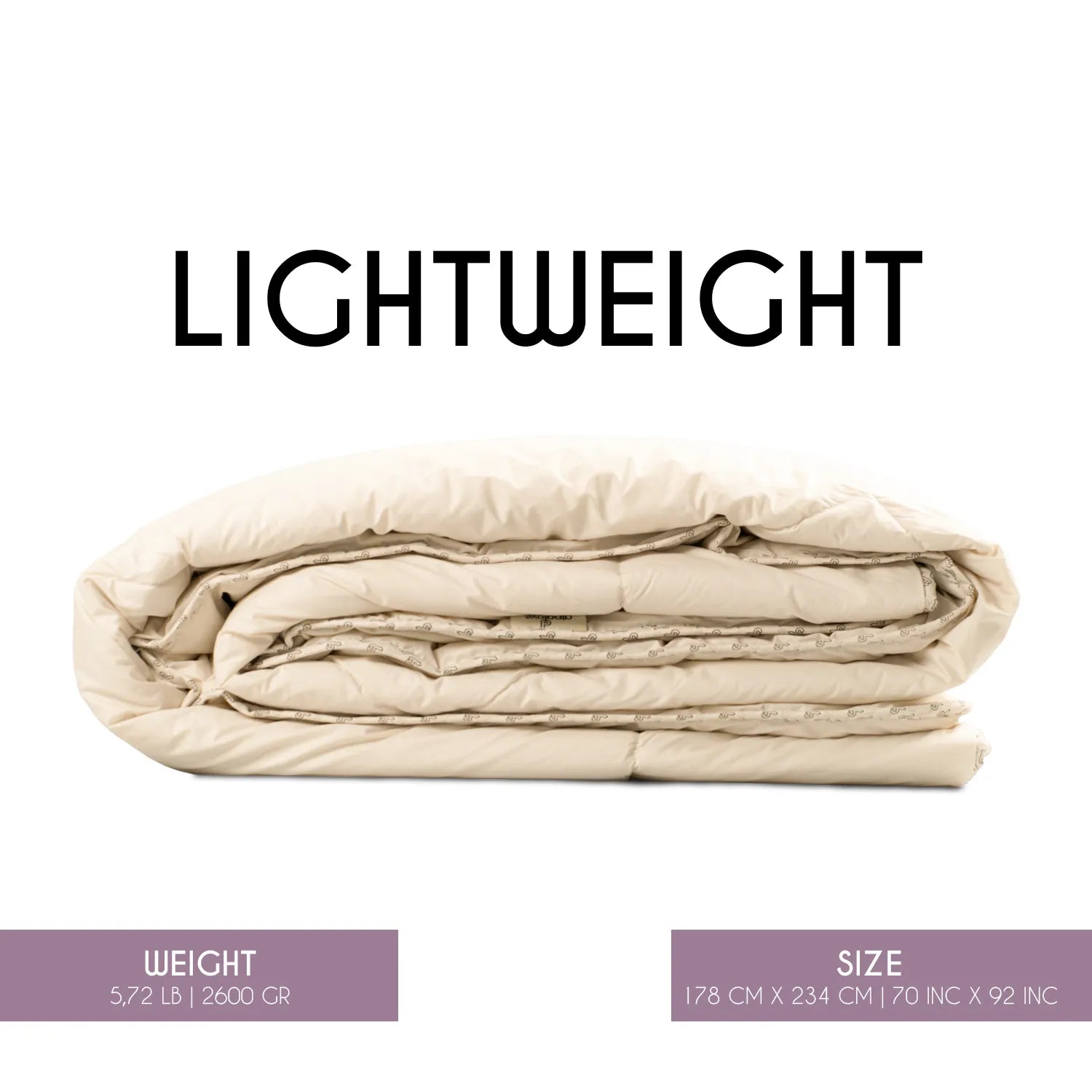 LIGHTWEIGHT Alpaca Duvet