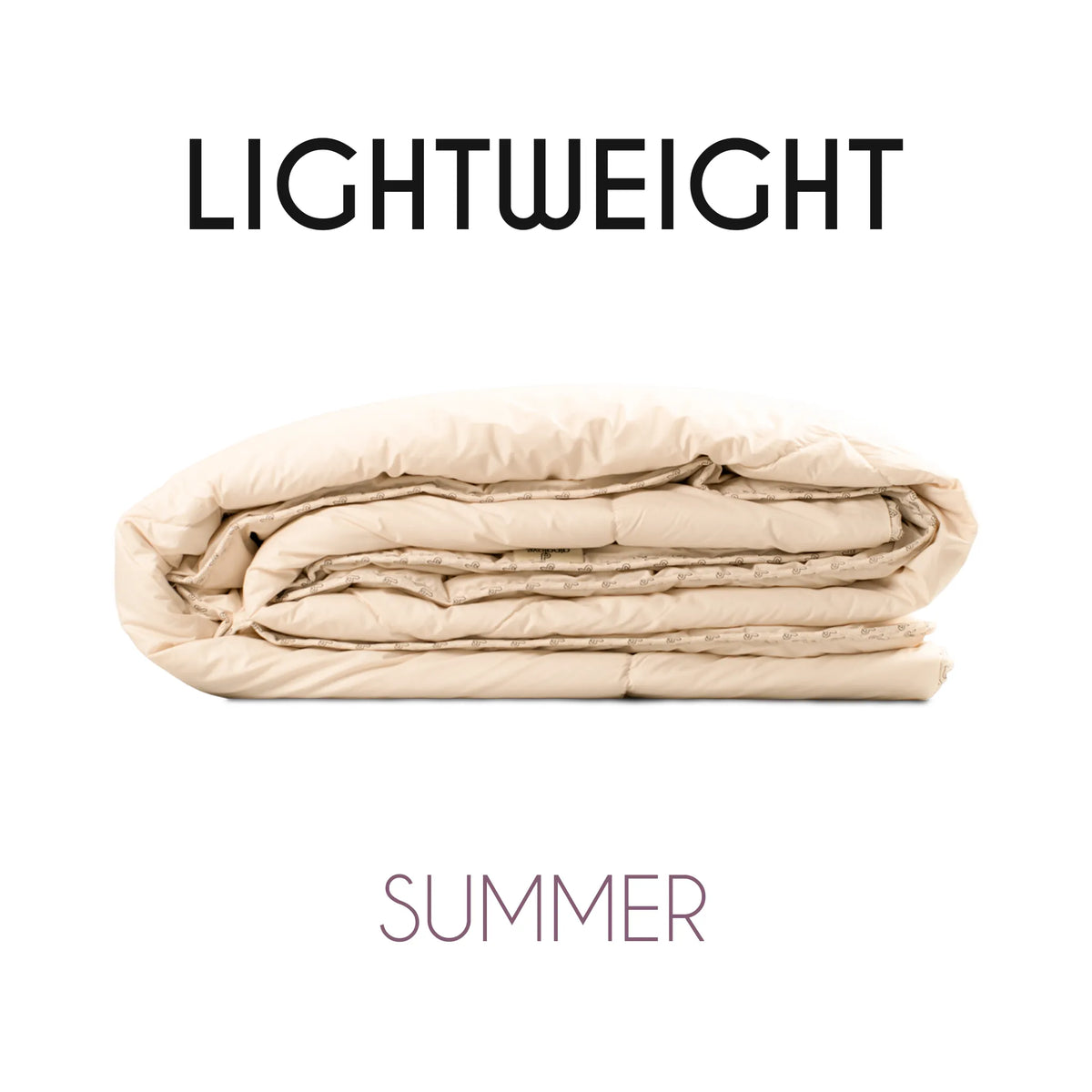 Alpalove Lightweight baby alpaca duvet, folded, for summer