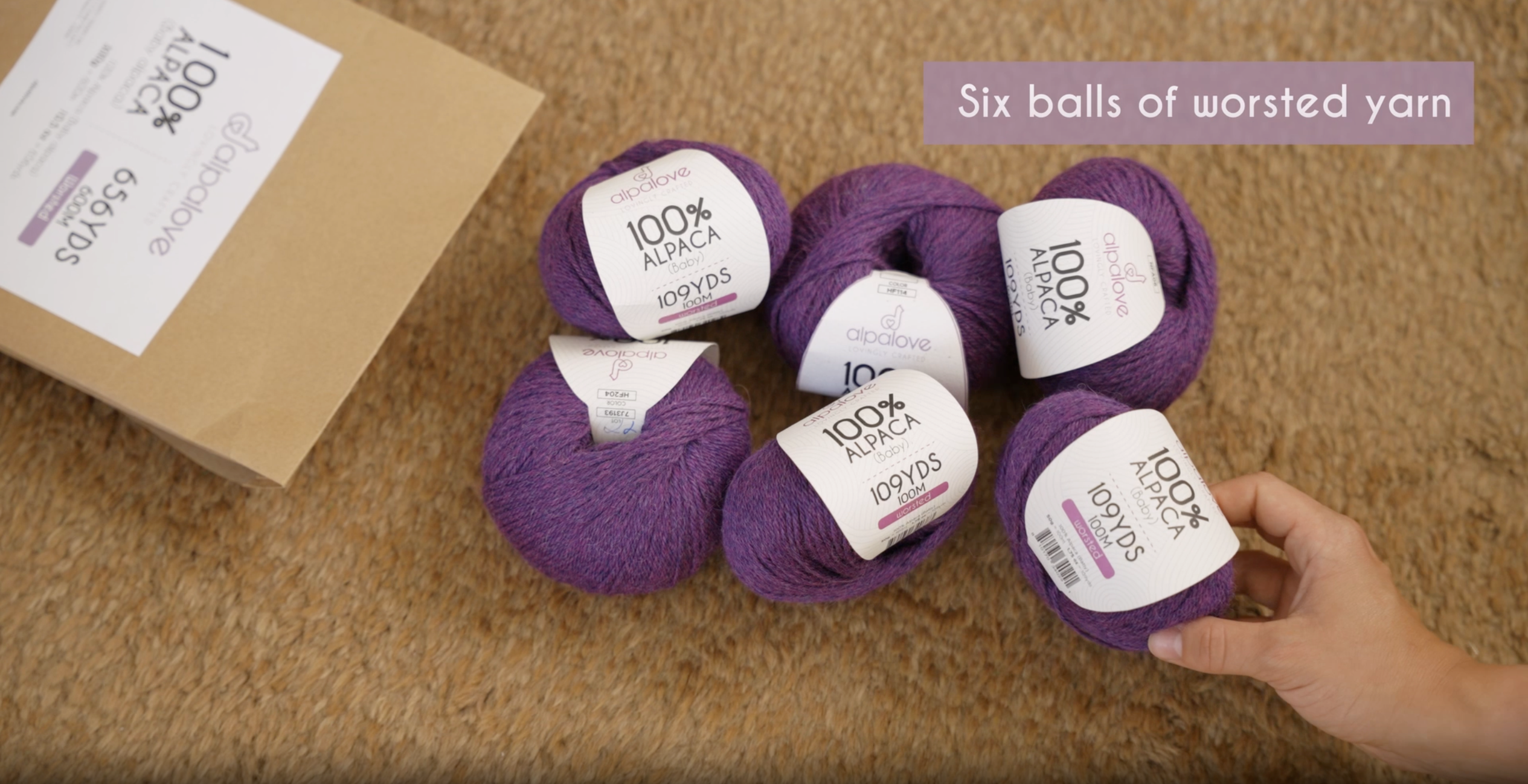 Alpalove Worsted Yarn video