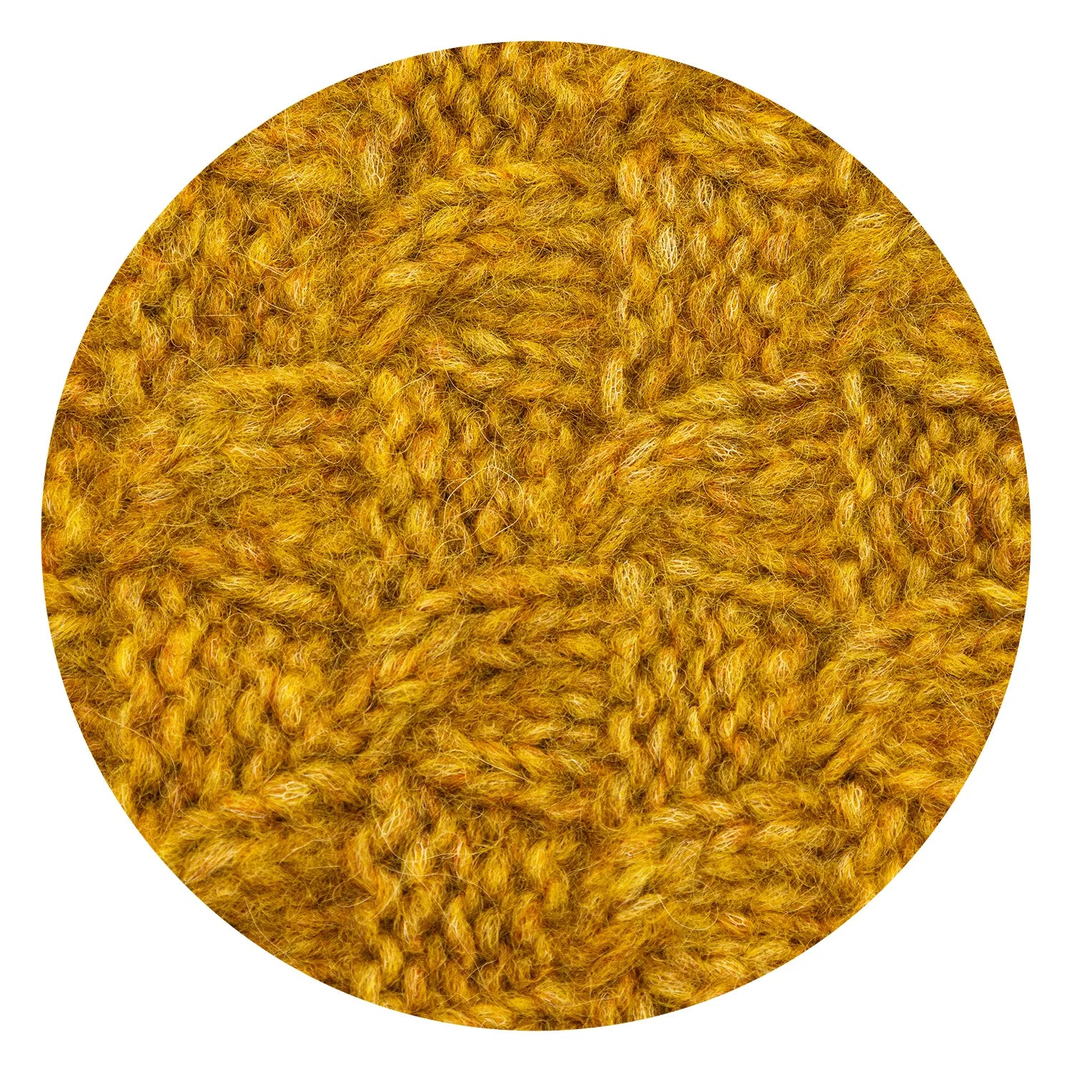 Baby Alpaca Super Air Bulky Yarn — Melange Yellow | ALPALOVE®