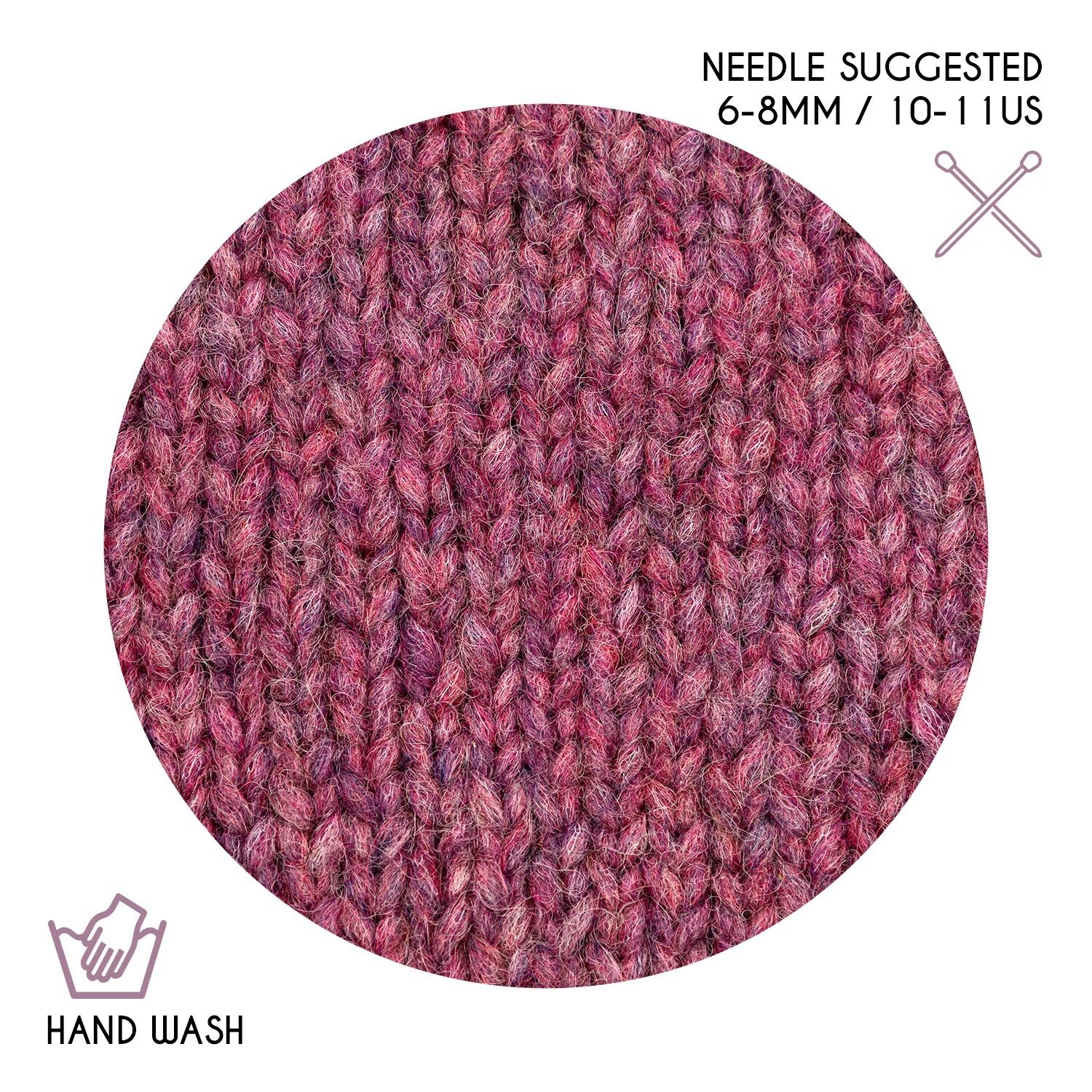 Baby Alpaca Super Air Bulky Yarn — Lila | ALPALOVE®