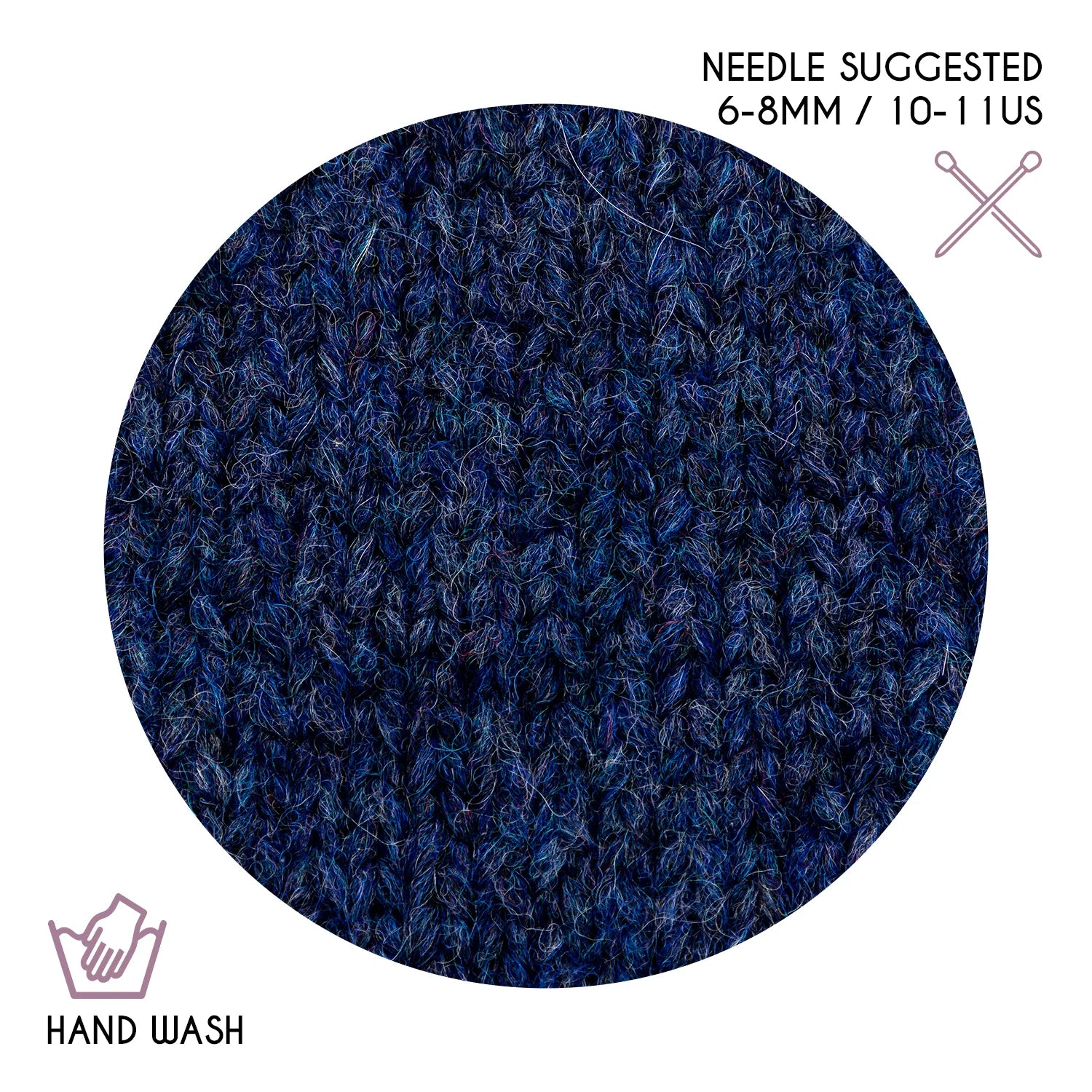 Baby Alpaca Super Air Bulky Yarn — Dark Blue | ALPALOVE®
