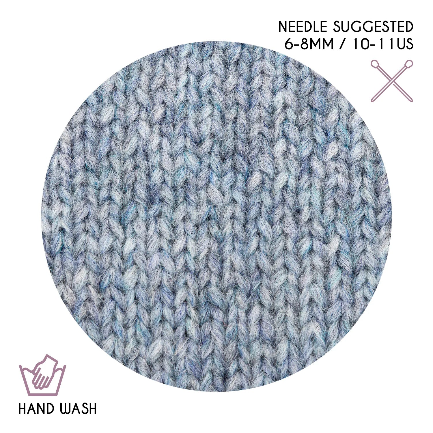Baby Alpaca Super Air Bulky Yarn — Glacier | ALPALOVE®
