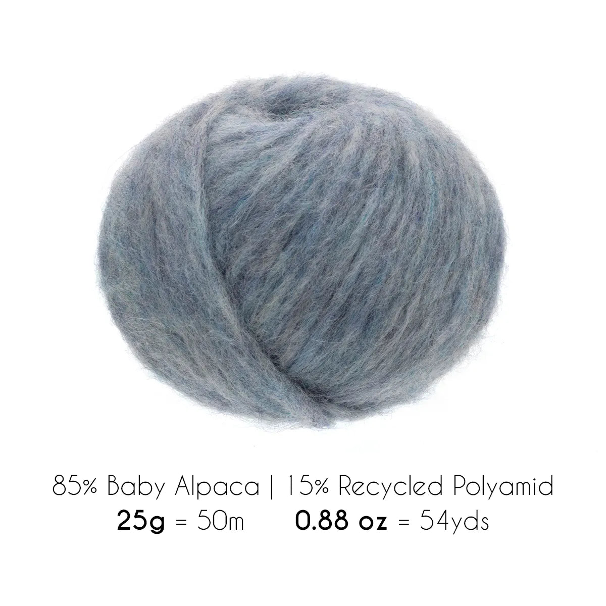 Baby Alpaca Super Air Bulky Yarn — Glacier | ALPALOVE®