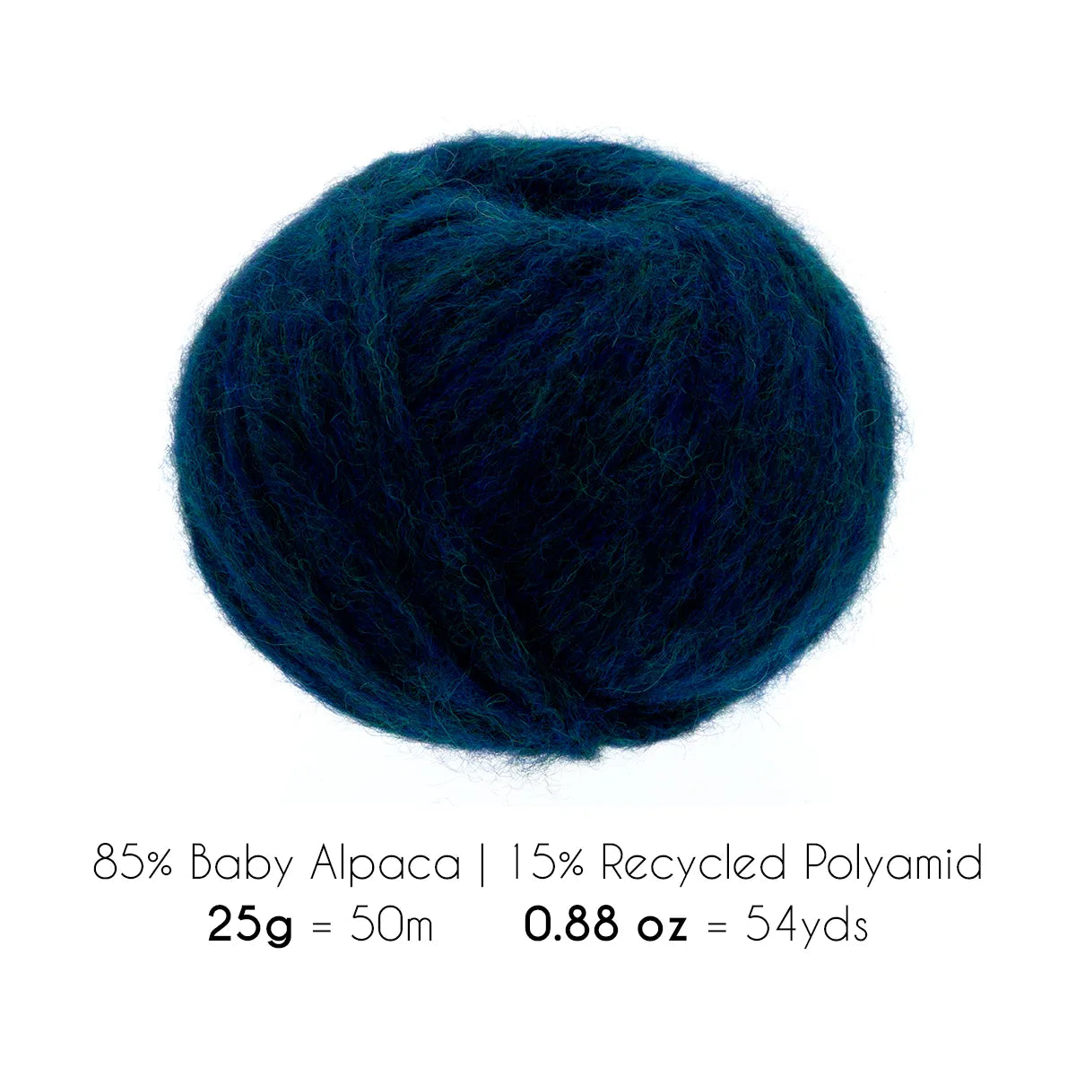 Baby Alpaca Super Air Bulky Yarn — Deep Ocean | ALPALOVE®