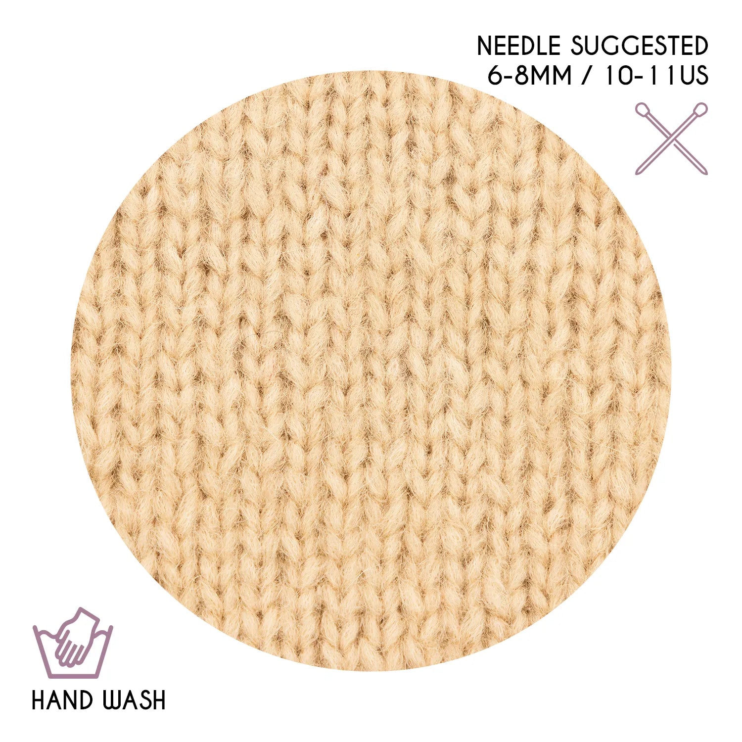 SUPER AIR BULKY Six-Pack Alpaca Yarn Beige