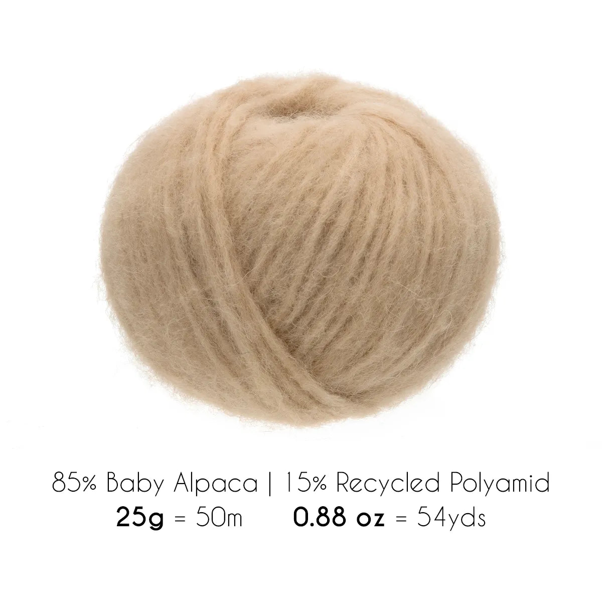 SUPER AIR BULKY Six-Pack Alpaca Yarn Beige