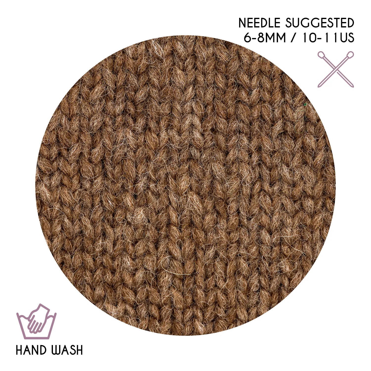 Baby Alpaca Super Air Bulky Yarn — Brown | ALPALOVE®