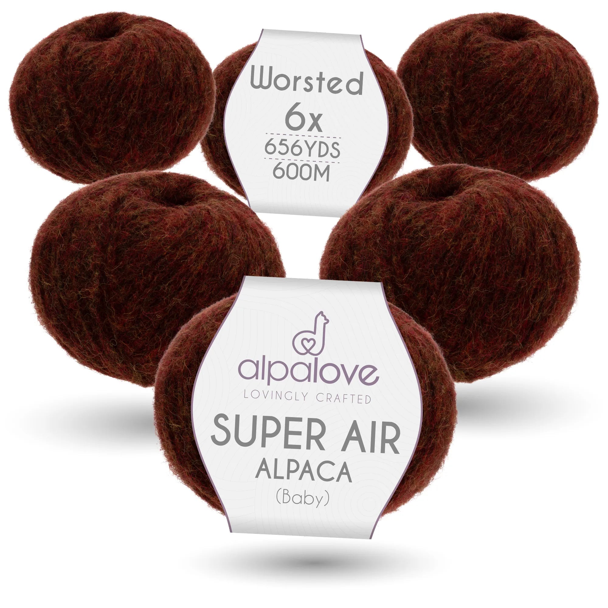 Baby Alpaca Super Air Worsted Yarn — Fall Leaves | ALPALOVE®