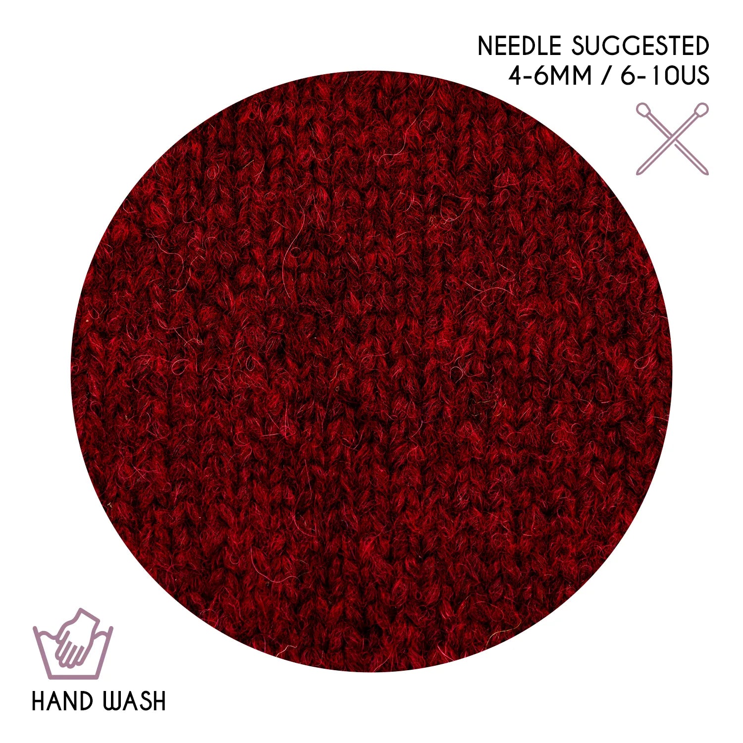 Baby Alpaca Super Air Worsted Yarn — Red Wine | ALPALOVE®