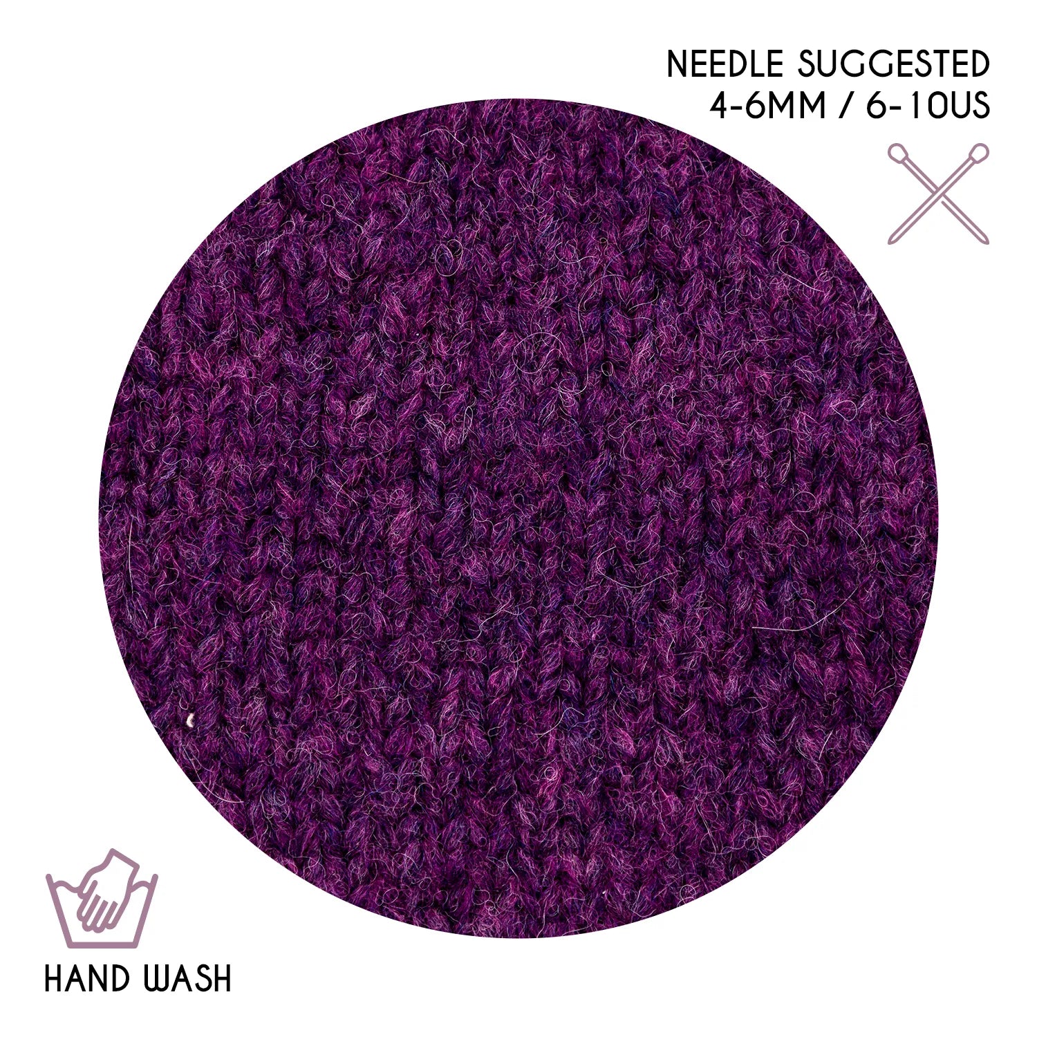 Baby Alpaca Super Air Worsted Yarn — Berry | ALPALOVE®