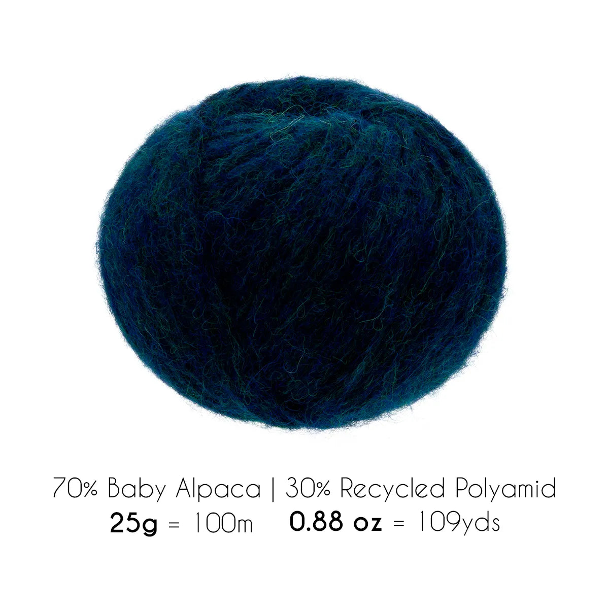 SUPER AIR WORSTED Six-Pack Alpaca Yarn Deep Ocean