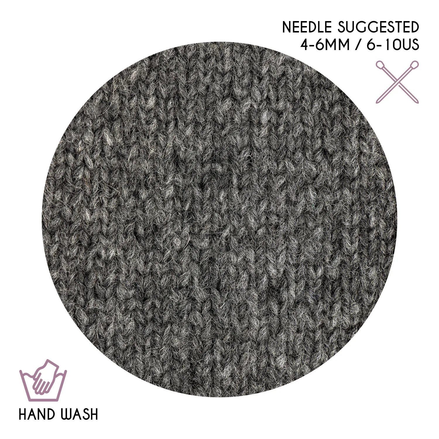 Baby Alpaca Super Air Worsted Yarn — Dark Gray | ALPALOVE®