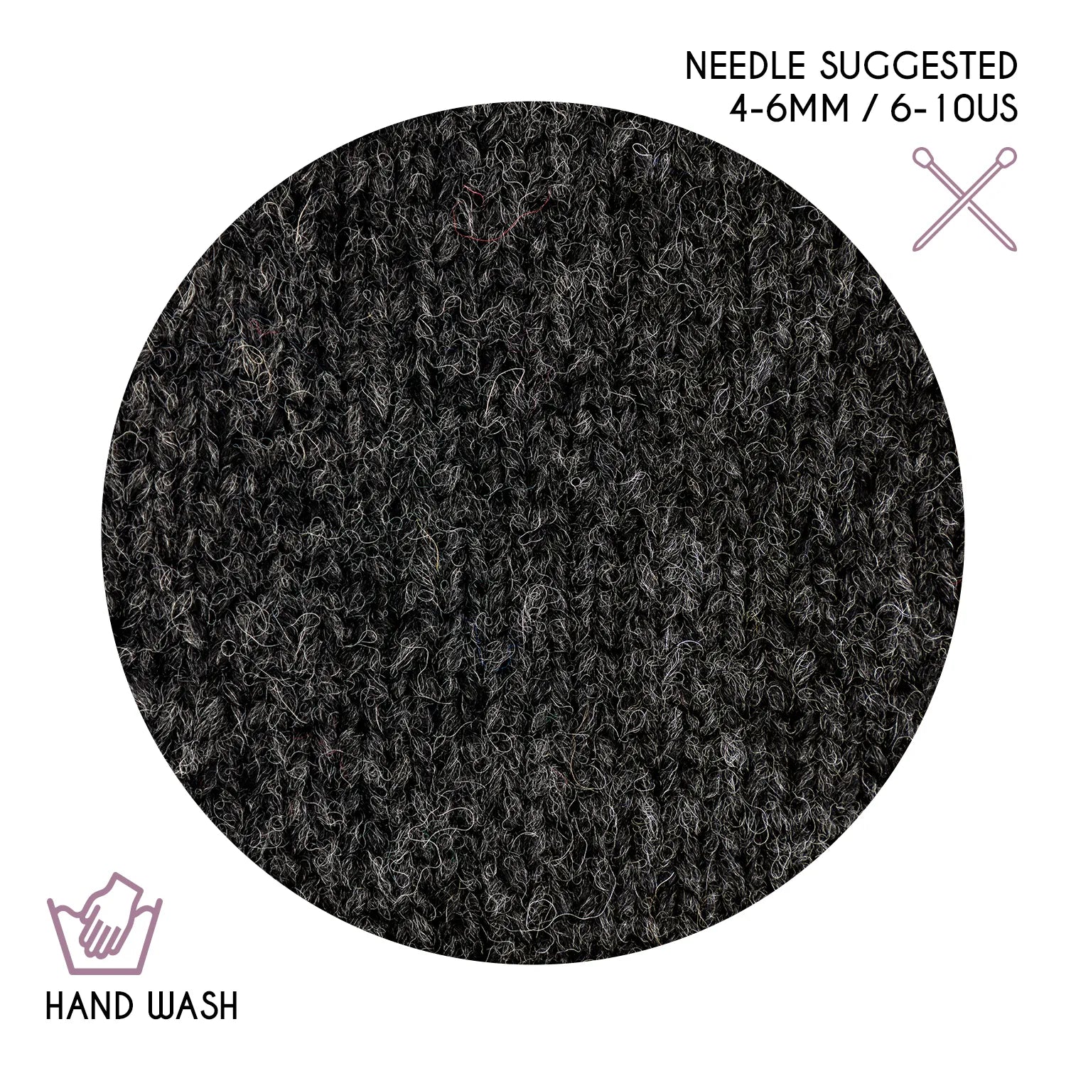 SUPER AIR WORSTED Six-Pack Alpaca Yarn Anthracite